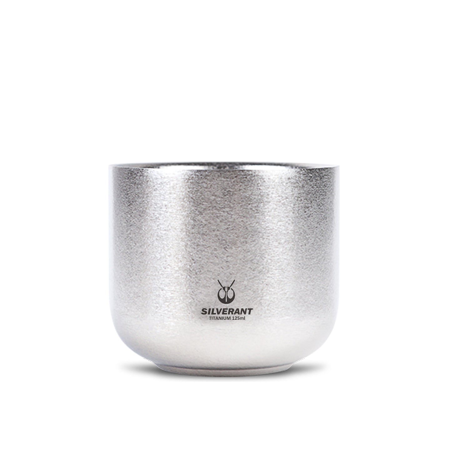SilerAnt Outdoors Titanium Tea Cup Double Wall 125ml/4.22 fl oz Crystallized Finish - main image