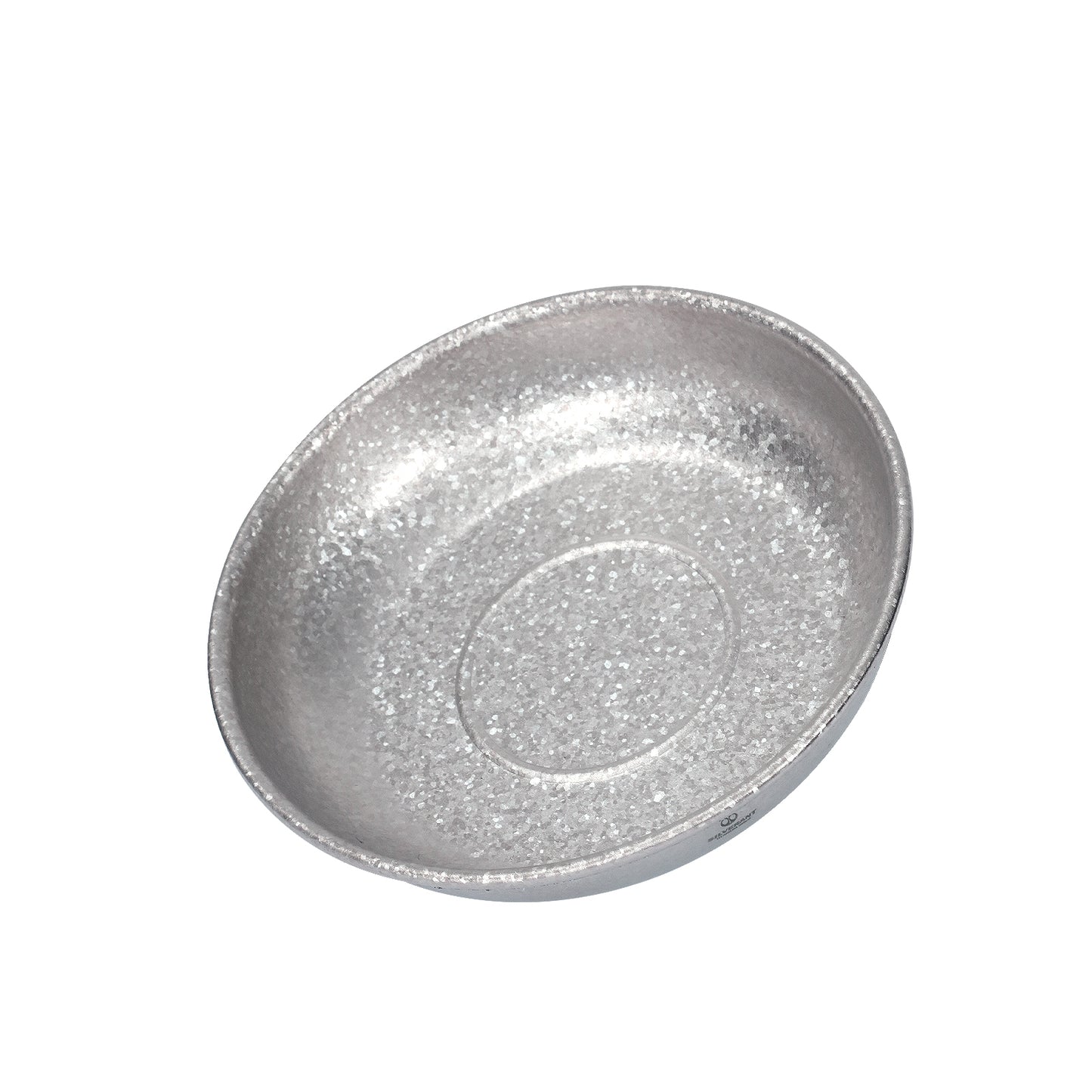 SilverAnt Titanium Camping Plate with a Crystallized Finish 400ml/13.53 fl oz - inside
