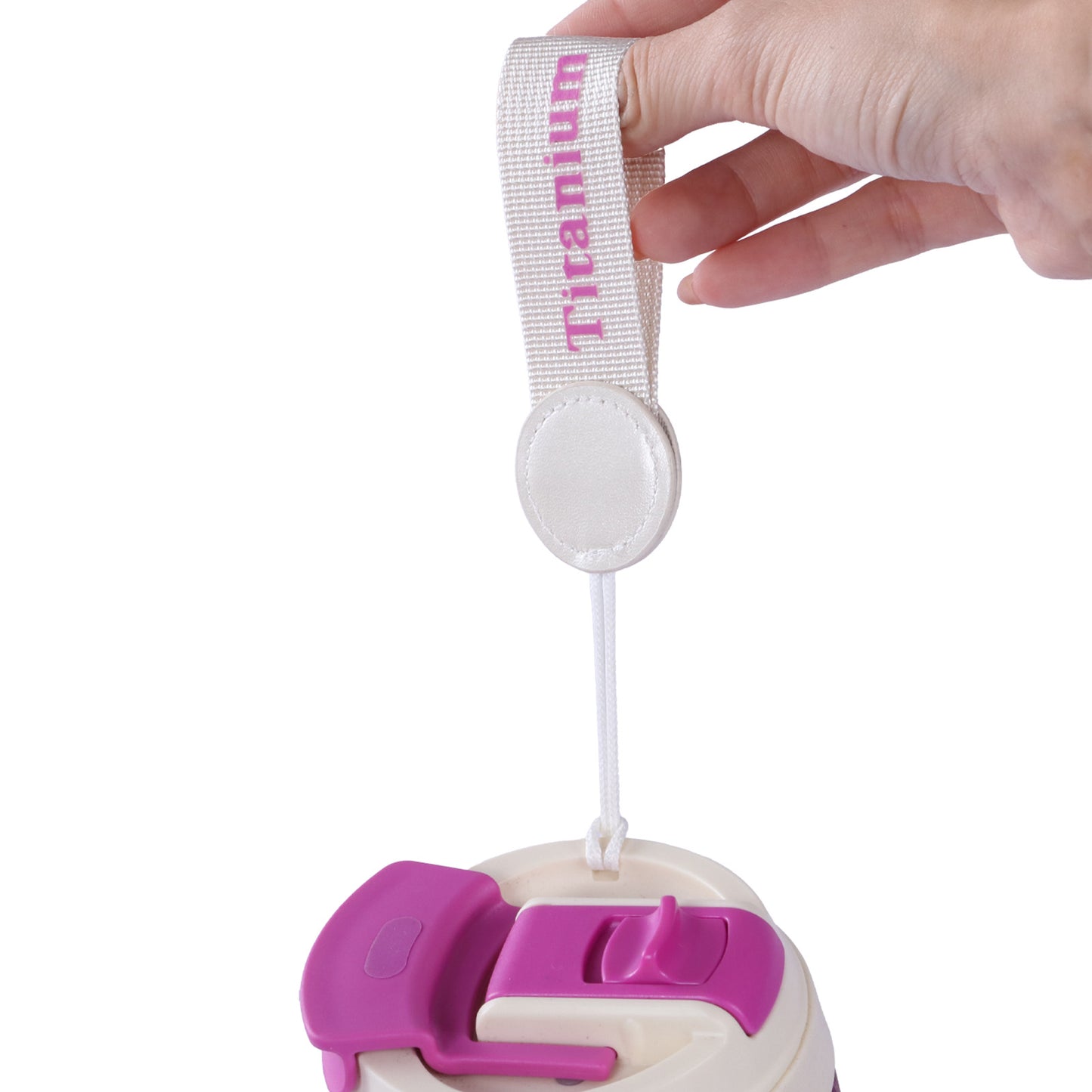 Crystallized Titanium Insulated Travel Coffee Mug with Lid 400ml/14 fl oz - Bold Purple