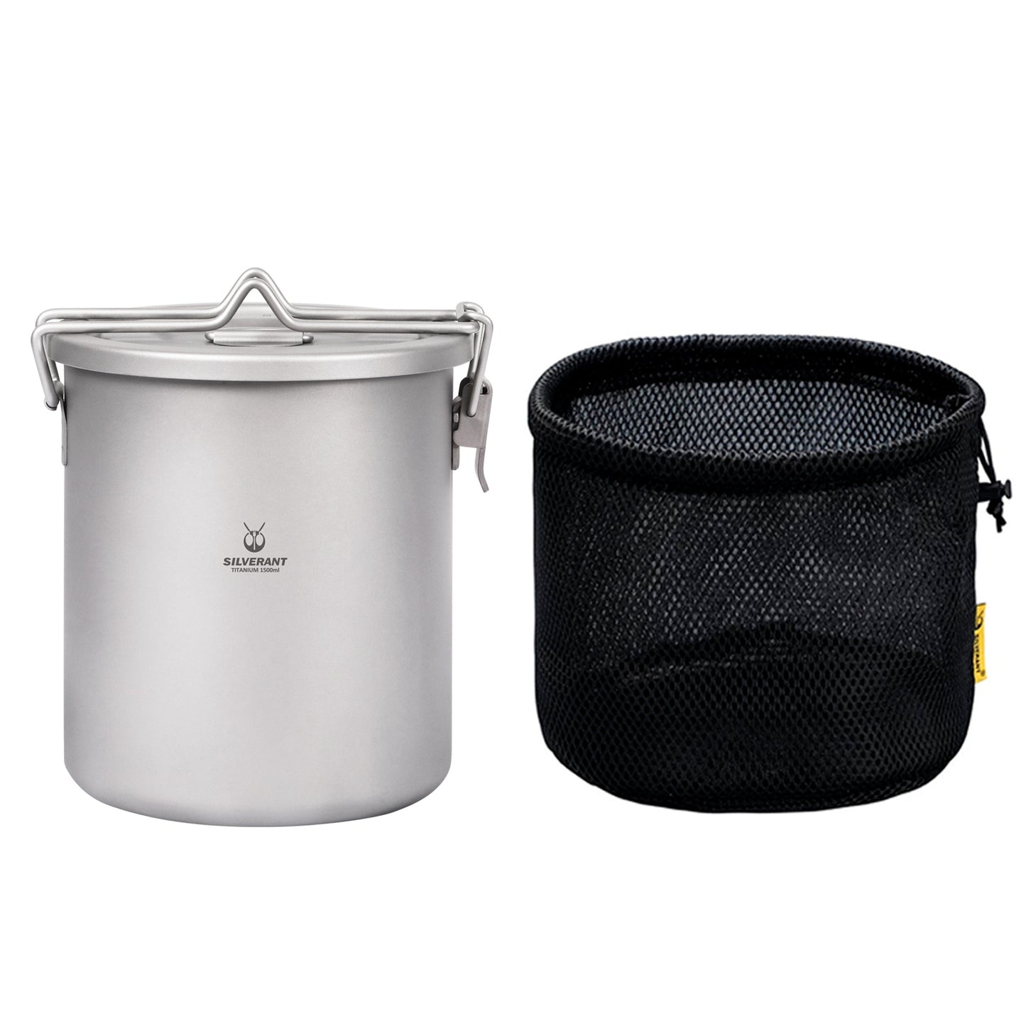 SilverAnt Titanium Rice Cooker with the drawstring meshbag