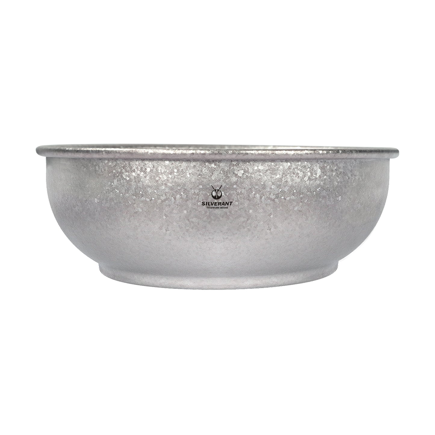 SilverAnt Titanium Camping Bowl 500ml/16.91 fl oz Crystallized Finish - cover