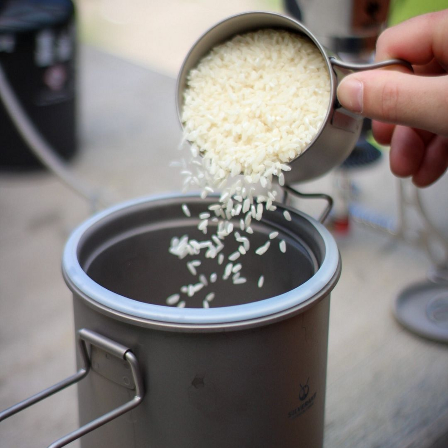 SilverAnt Outdoors Titanium Rice Cooker