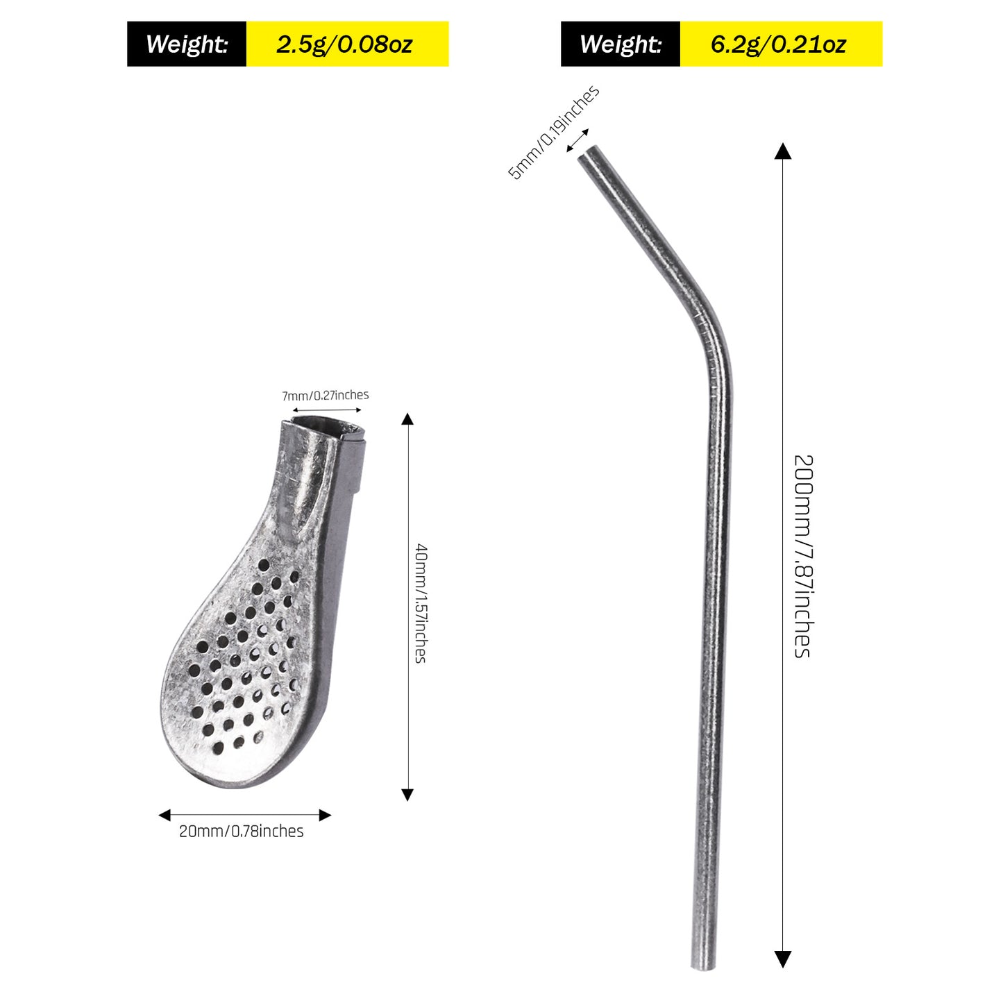 Ultralight Titanium Straws - SilverAnt Outdoors