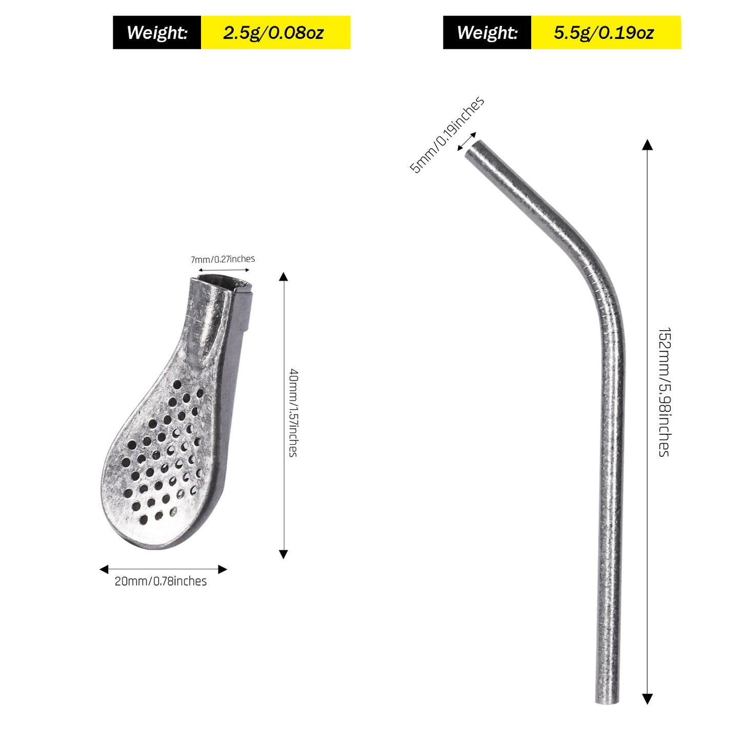 Ultralight Titanium Straws - SilverAnt Outdoors