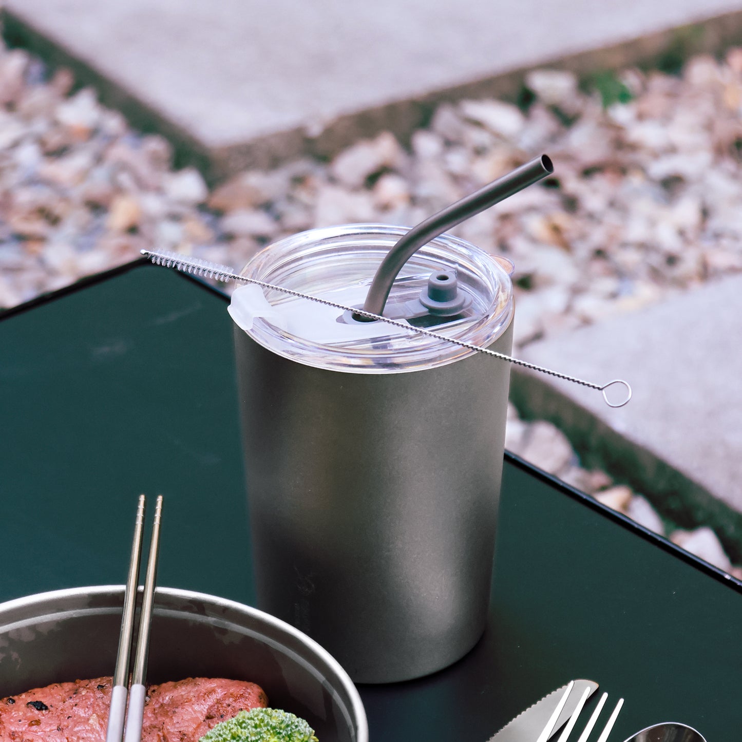 Ultralight Titanium Straw - SilverAnt Outdoors