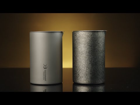 Load and play video in Gallery viewer, Titanium Tea Pour Over Filter - 350ml/12.3 fl oz