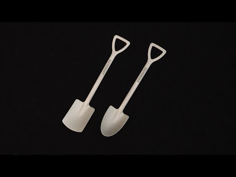Load and play video in Gallery viewer, Titanium Square & Spade Shovel Cutlery Utensils
