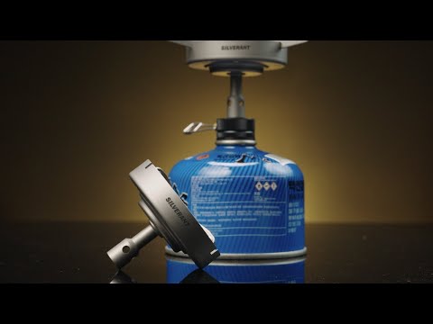 Load and play video in Gallery viewer, SilverTi Ultralight Titanium Gas Stove