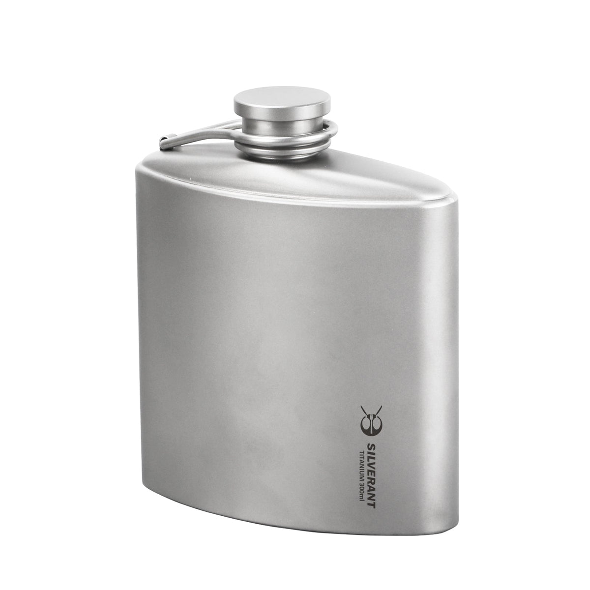 Large Titanium Hip Flask & Funnel - 2 Sizes | SilverAnt Outdoors