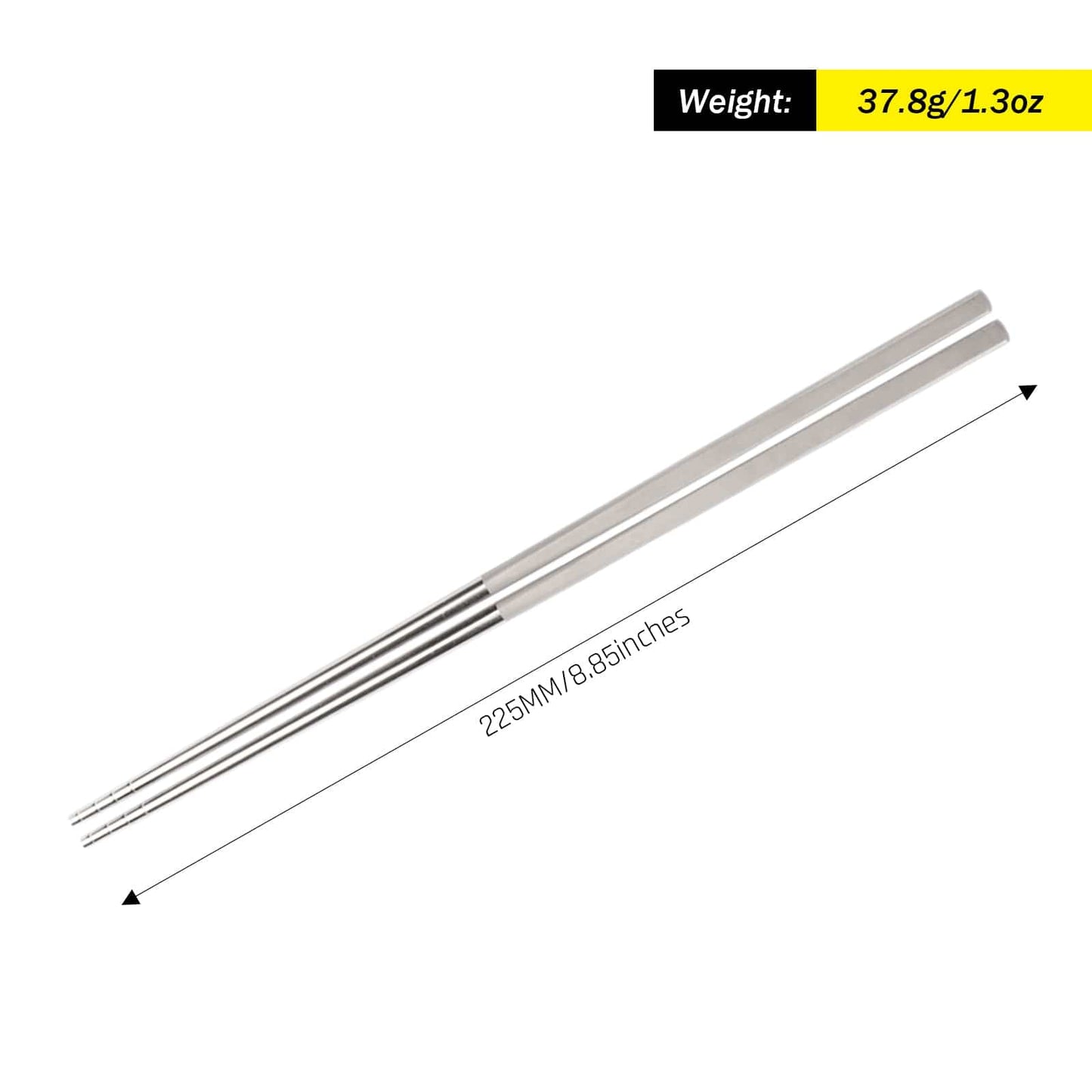 
                  
                    Ultralight Titanium Chopsticks - SilverAnt Outdoors
                  
                