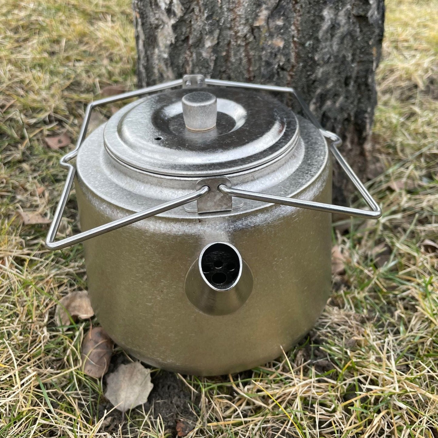 gsi outdoors tea kettle Titanium Bushcraft Kettle - Crystallized Finish