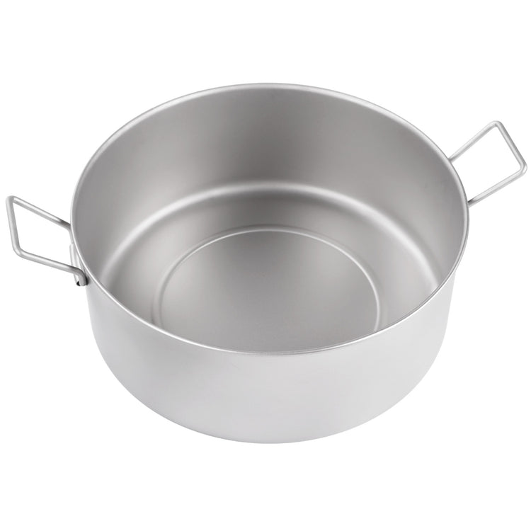 
                  
                    Titanium Camping Pot with Hanging Handles & Lid – 3000ml / 105.6 fl oz
                  
                