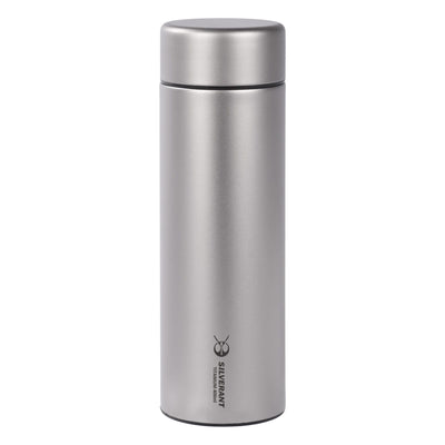 Titanium Double-Wall Insulated Thermos Flask 400ml/14fl oz - SilverAnt Outdoors