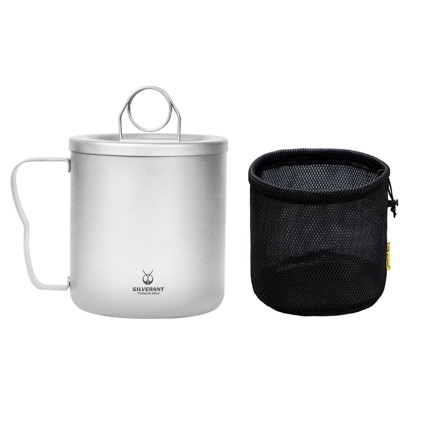 
                  
                    SiliverAnt Titanium Double Wall Mug 300ml/10.14fl oz - the drawstring meshbag
                  
                