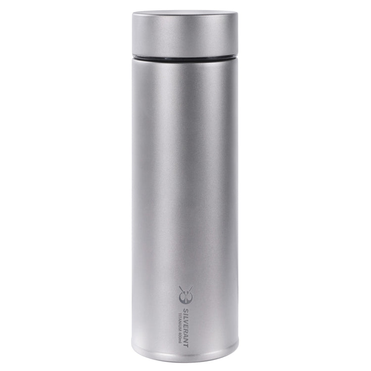 Titanium Double-Wall Insulated Thermos Flask 400ml/14fl oz - SilverAnt Outdoors