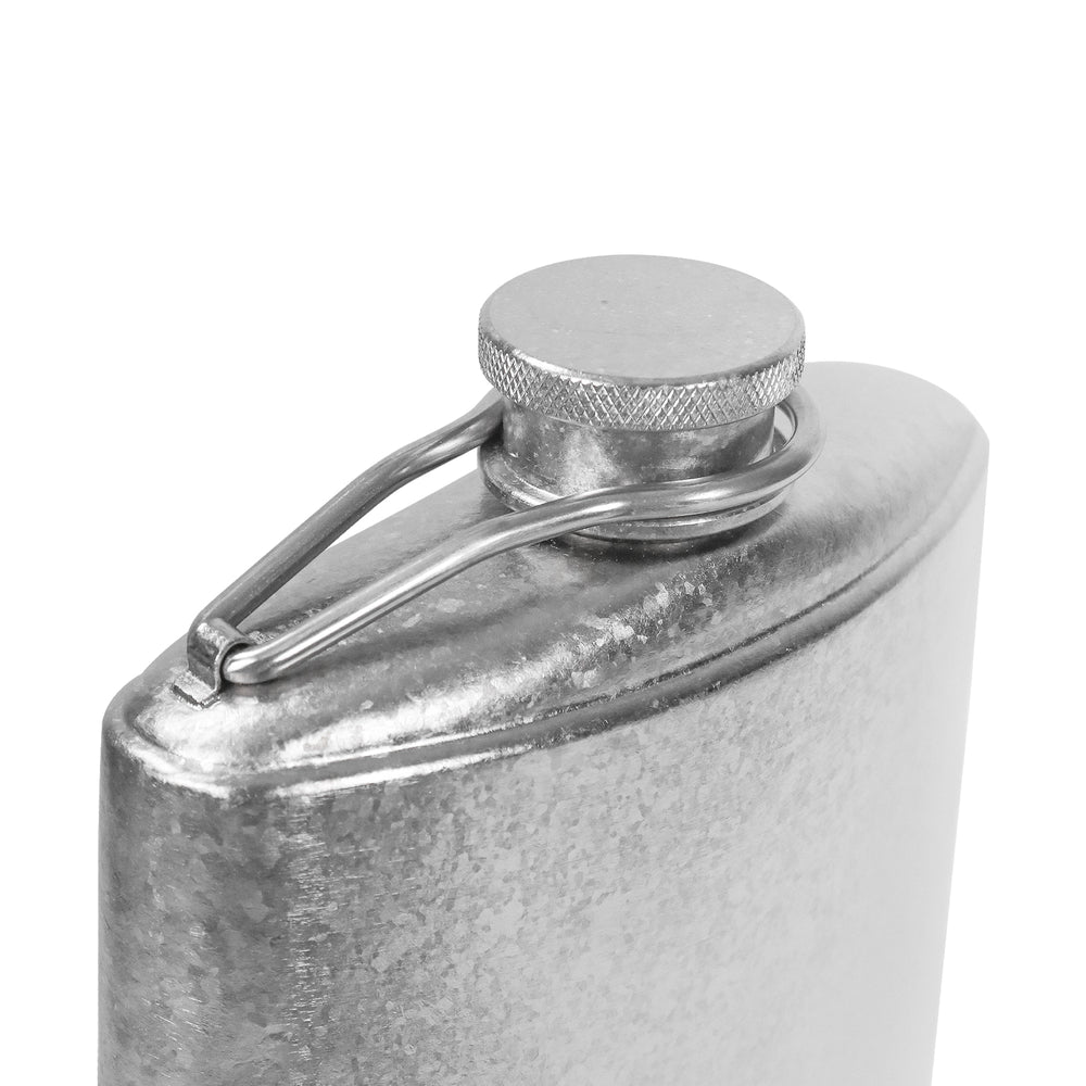
                  
                    SilverAnt Outdoors - Large Titanium Hip Flask & Funnel 500ml/17.59 fl oz Crystaillized finish - the lid
                  
                