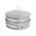 Ultralight 2-Piece Titanium Cookware Set
