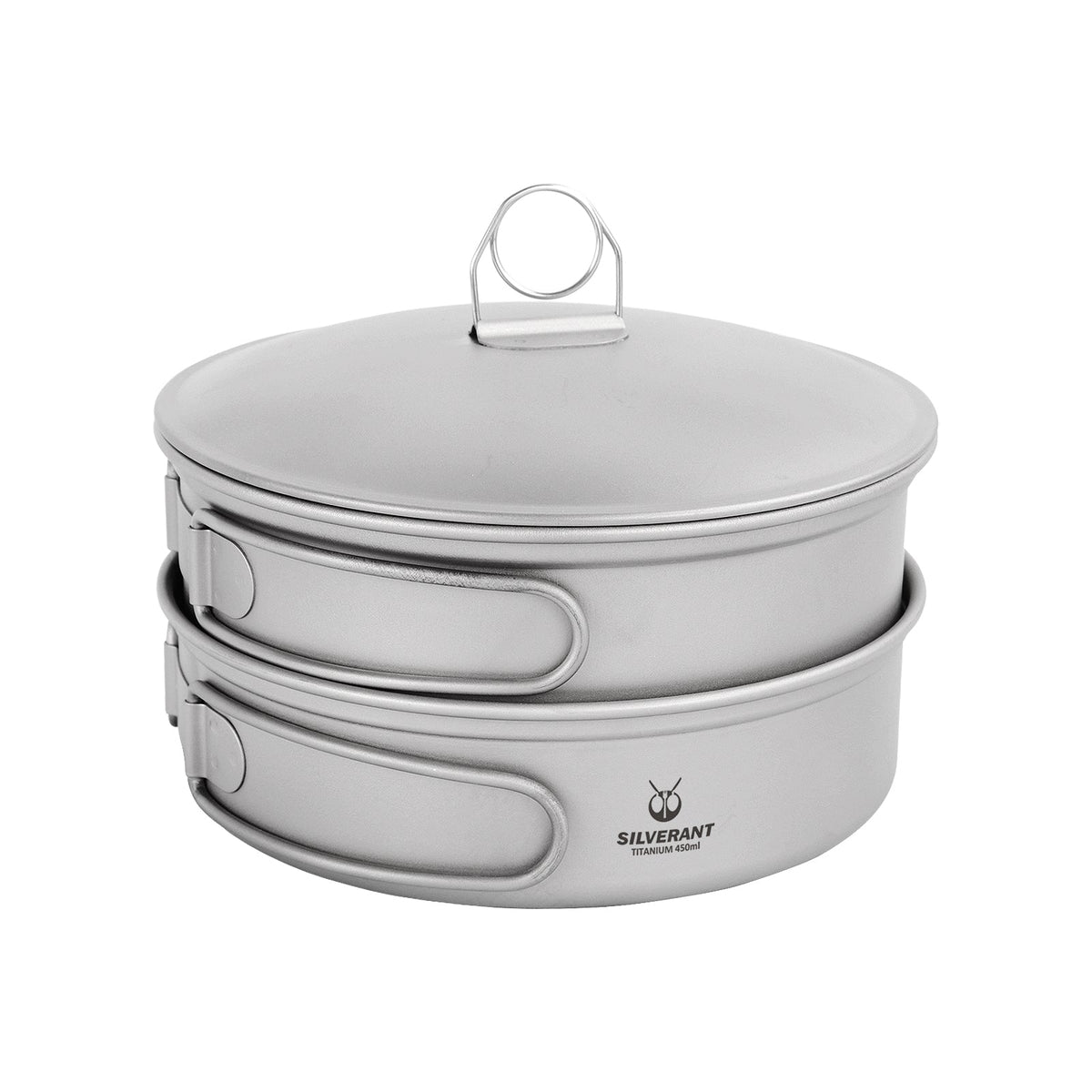 Ultralight 2-Piece Titanium Camping Cookware Set | SilverAnt Outdoors