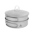 Ultralight 2-Piece Titanium Cookware Set
