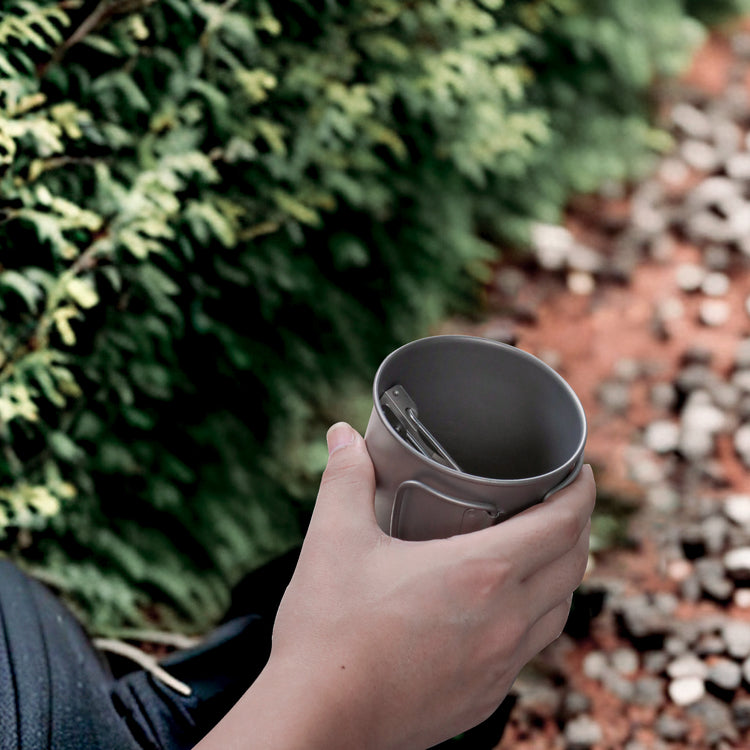 
                  
                    Ultralight Titanium Folding Spork & Spoon - SilverAnt Outdoors
                  
                