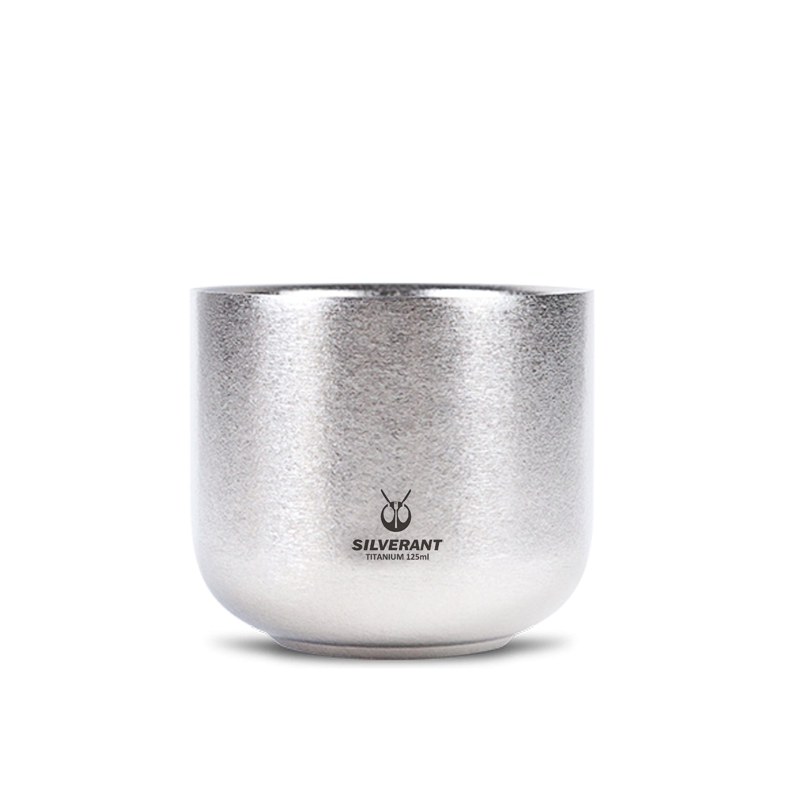 Titanium Tea Cup Double Wall 125ml/4.22 fl oz | SilverAnt Outdoors