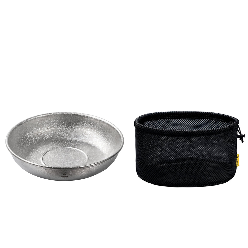 
                  
                    SilverAnt Titanium Camping Plate with a Crystallized Finish 300ml/10.14 fl oz - the package
                  
                