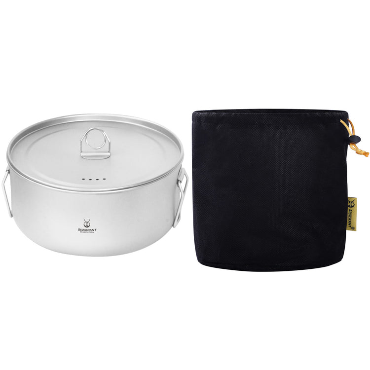 
                  
                    SilverAnt Titanium Camping Pot With Lid 2100ml/73.9 fl oz
                  
                