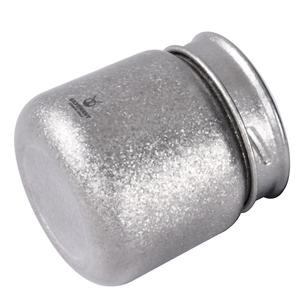 
                  
                    SilverAnt Ultralight Crystallized Watertight Titanium Container – 280ml / 9.47 fl oz
                  
                