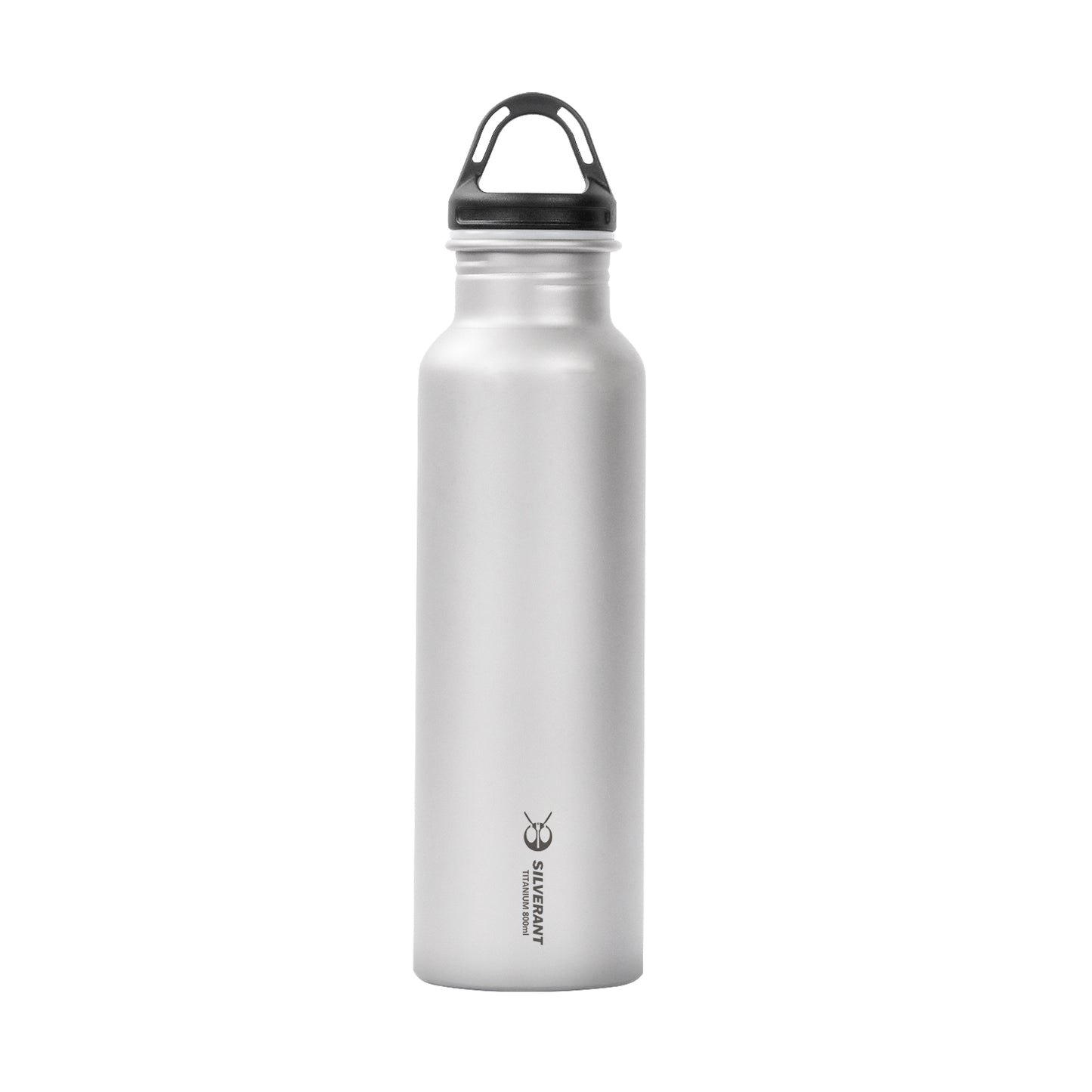 
                  
                    Titanium Water Bottle 800ml/28.1 fl oz - Round - SilverAnt Outdoors
                  
                