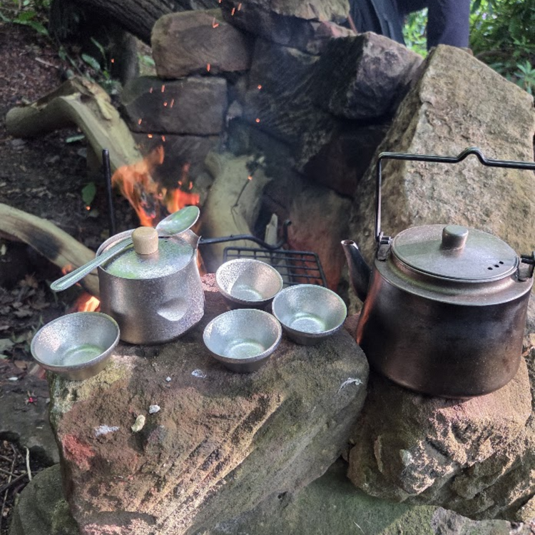 
                  
                    SilverAnt Crystallized Titanium Breeze Travel Teapot & Cups Set
                  
                