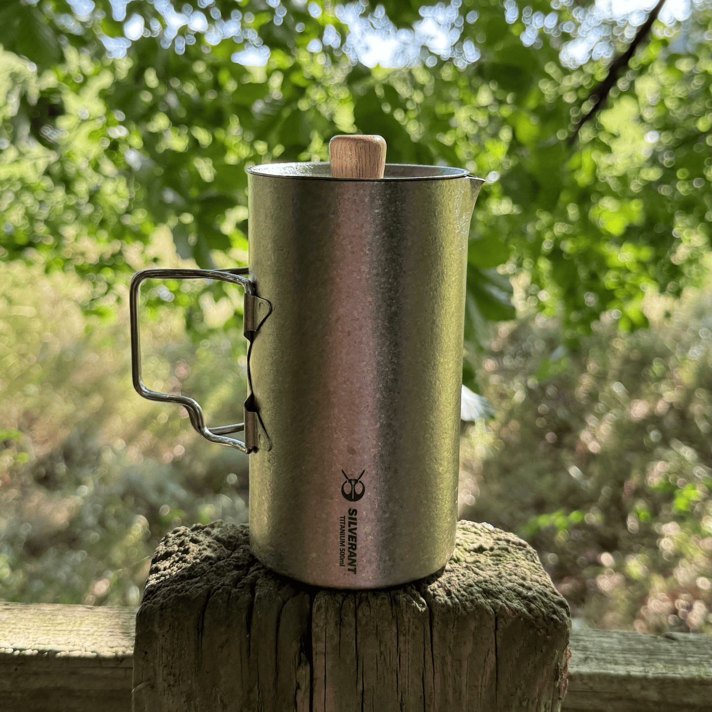 french press camping Ultralight Titanium Coffee French Press