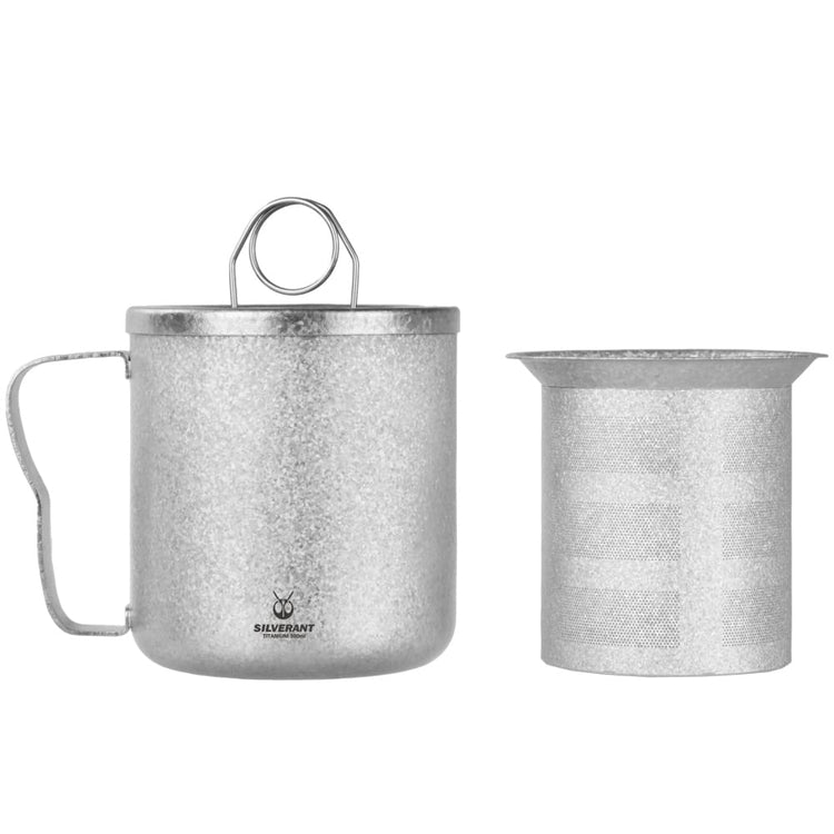 
                  
                    Crystallized Titanium Double-wall Mug with Lid 300ml/10.14 fl oz - Classic Handle
                  
                