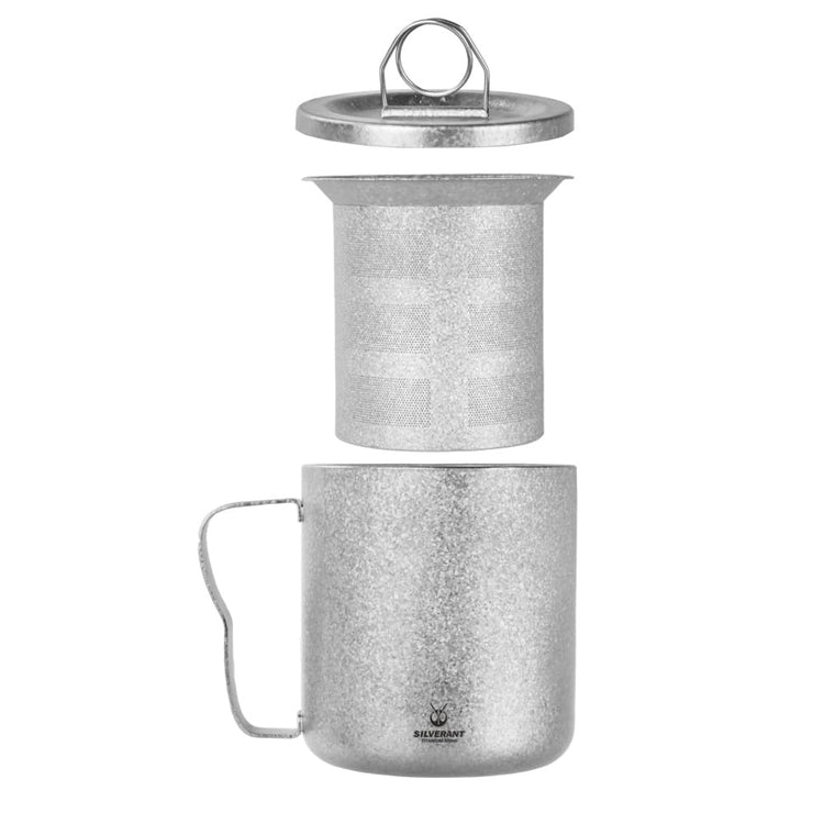 
                  
                    Crystallized Titanium Double-wall Mug with Lid 300ml/10.14 fl oz - Classic Handle
                  
                