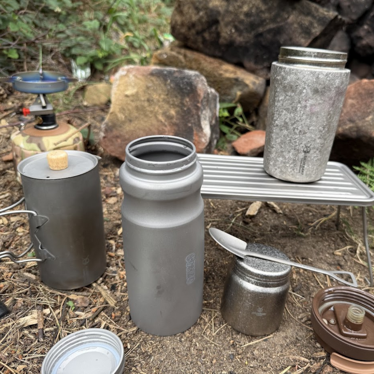 
                  
                    Sports Edition Titanium Water Bottle - 700ml/23.67 fl oz - SilverAnt Outdoors
                  
                