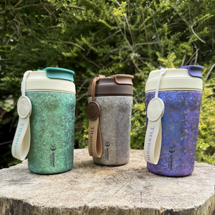 
                  
                    Crystallized Titanium Insulated Travel Coffee Mug with Lid 400ml/14 fl oz - 4 colors
                  
                