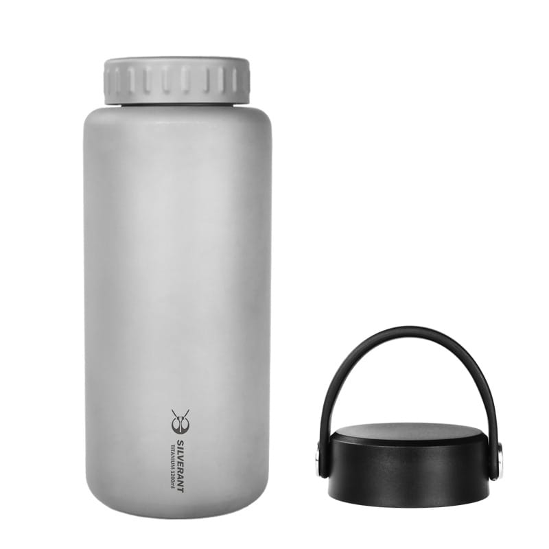 SilverAnt Ultralight Large Titanium Water Bottle (Wide Mouth) 1200ml/42.2 fl oz