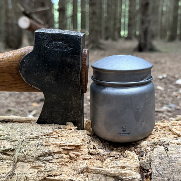 
                  
                    SilverAnt Ultralight Sandblasted Watertight Titanium Container – 280ml / 9.47 fl oz
                  
                