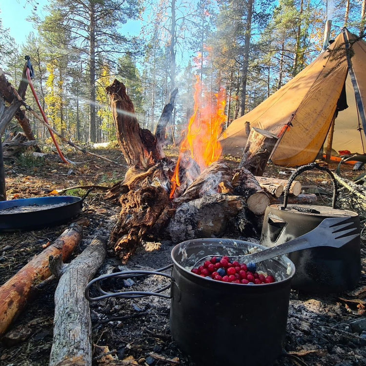 
                  
                    Titanium Spork 3-in-1 Knife Fork Spoon - SilverAnt Outdoors
                  
                