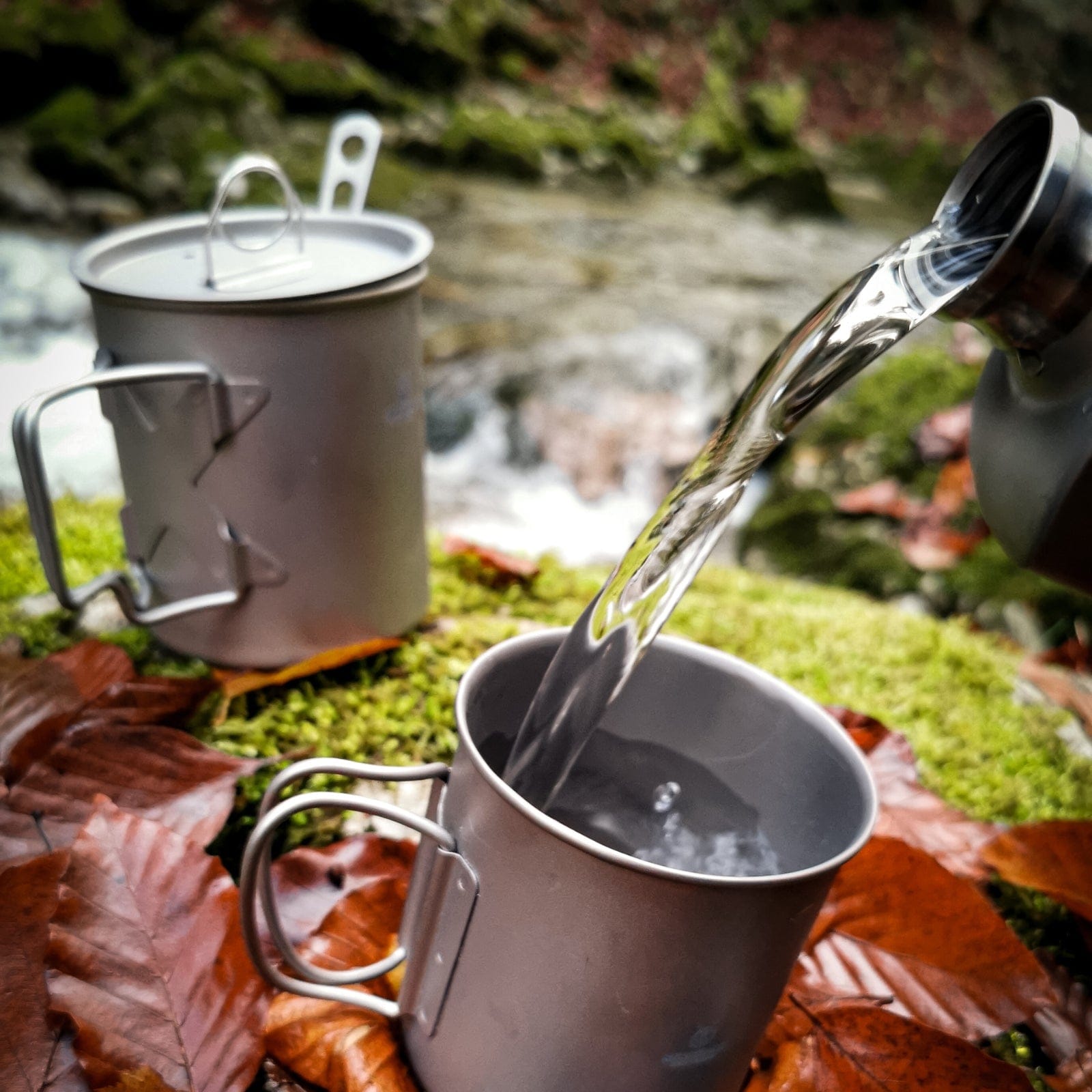 Ultralight Titanium Cup With Lid - 4 Sizes | SilverAnt Outdoors