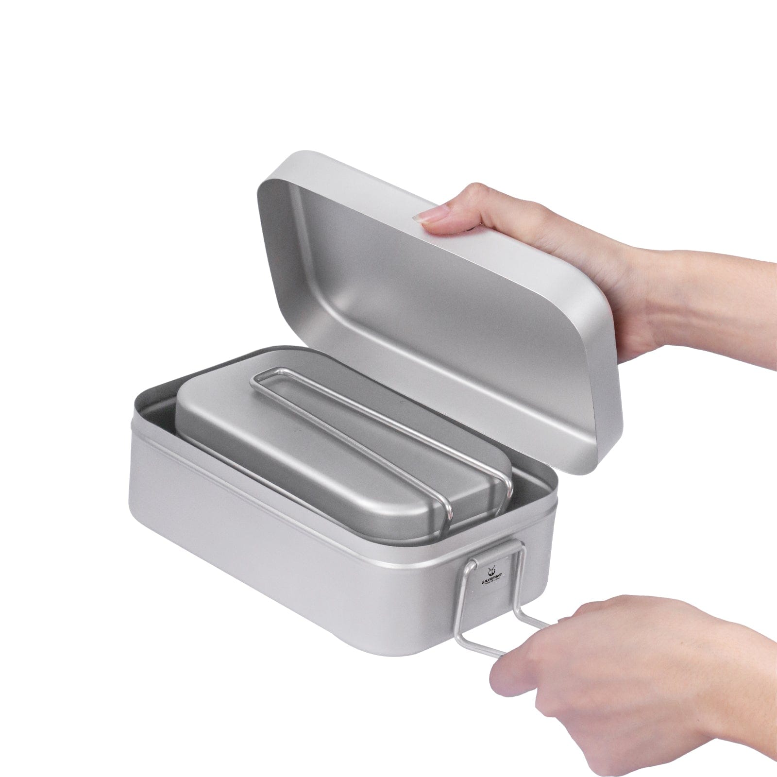 Ultralight Titanium Mess Tins - 2 Sizes | SilverAnt Outdoors