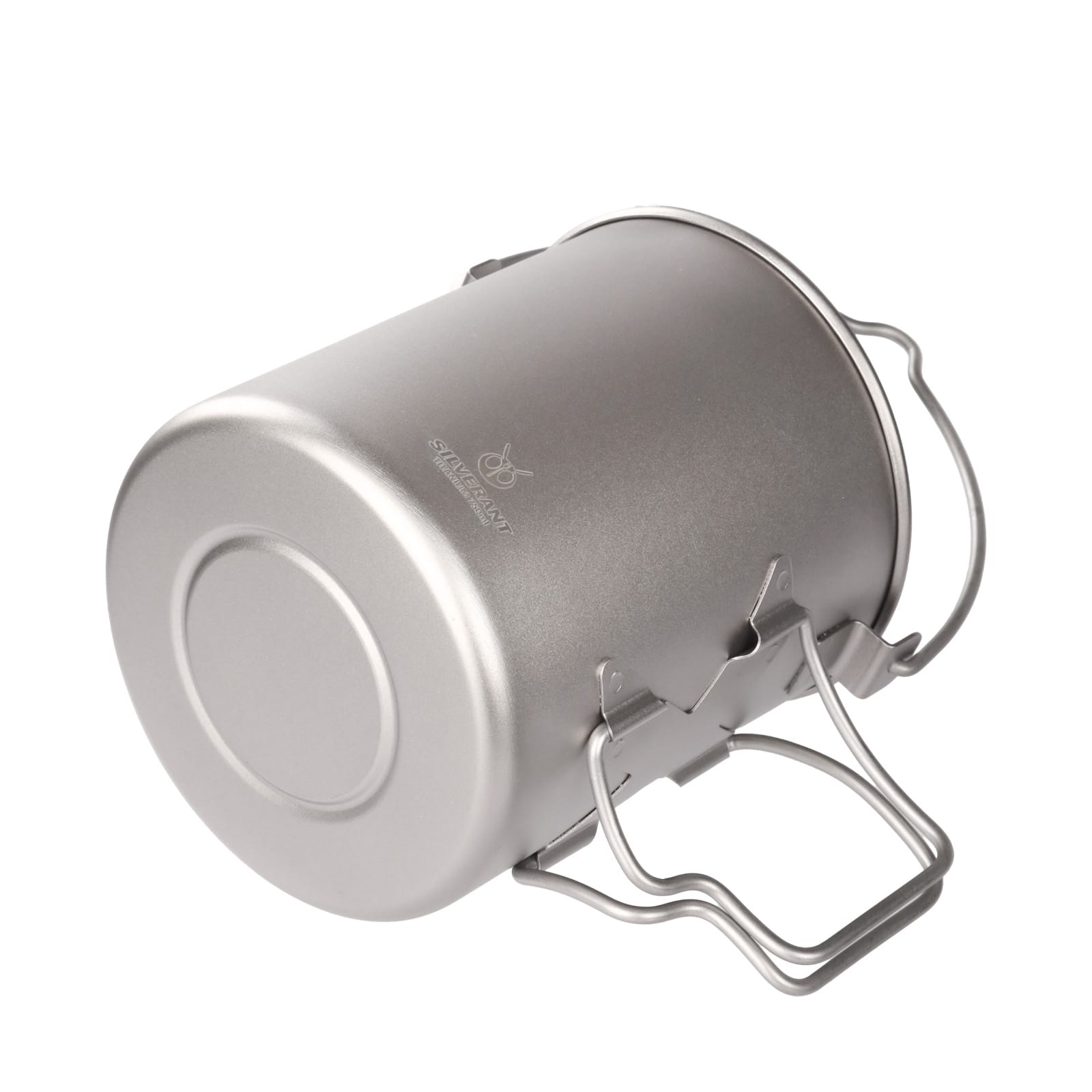 Titanium Pot 750ml/25fl oz with Lid & Bail Handle | SilverAnt Outdoors