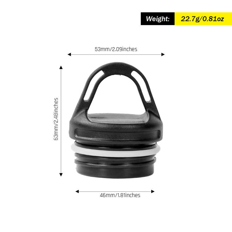 
                  
                    Round Titanium Water Bottle - 500ml/17.6 fl oz & 800ml/28.1 fl oz - SilverAnt Outdoors
                  
                