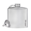 Titanium Hip Flask & Funnel - 280ml/9.47 fl oz & 450ml/15.22 fl oz