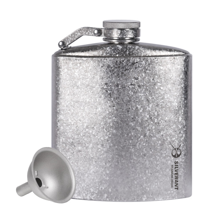 
                  
                    SilverAnt Crystallized flask with funnel on a white background
                  
                