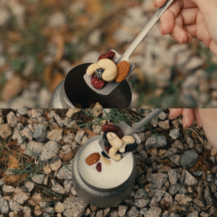 
                  
                    Titanium Square & Spade Shovel Cutlery Utensils - SilverAnt Outdoors
                  
                