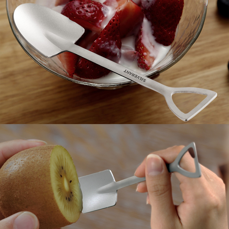 
                  
                    Titanium Square & Spade Shovel Cutlery Utensils - SilverAnt Outdoors
                  
                