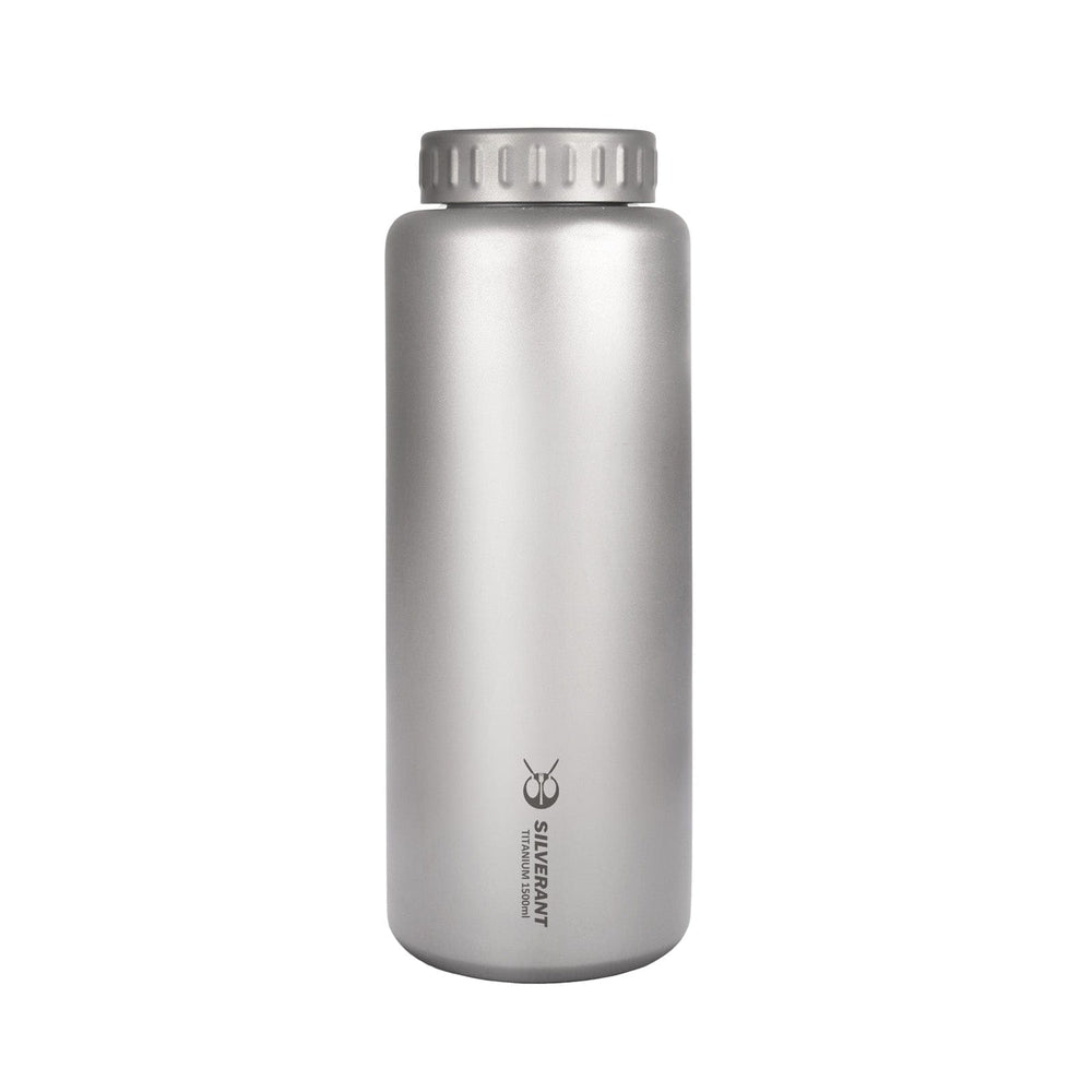 Large Titanium Water Bottle Wide Mouth -2 Sizes| SilverAnt Outdoors