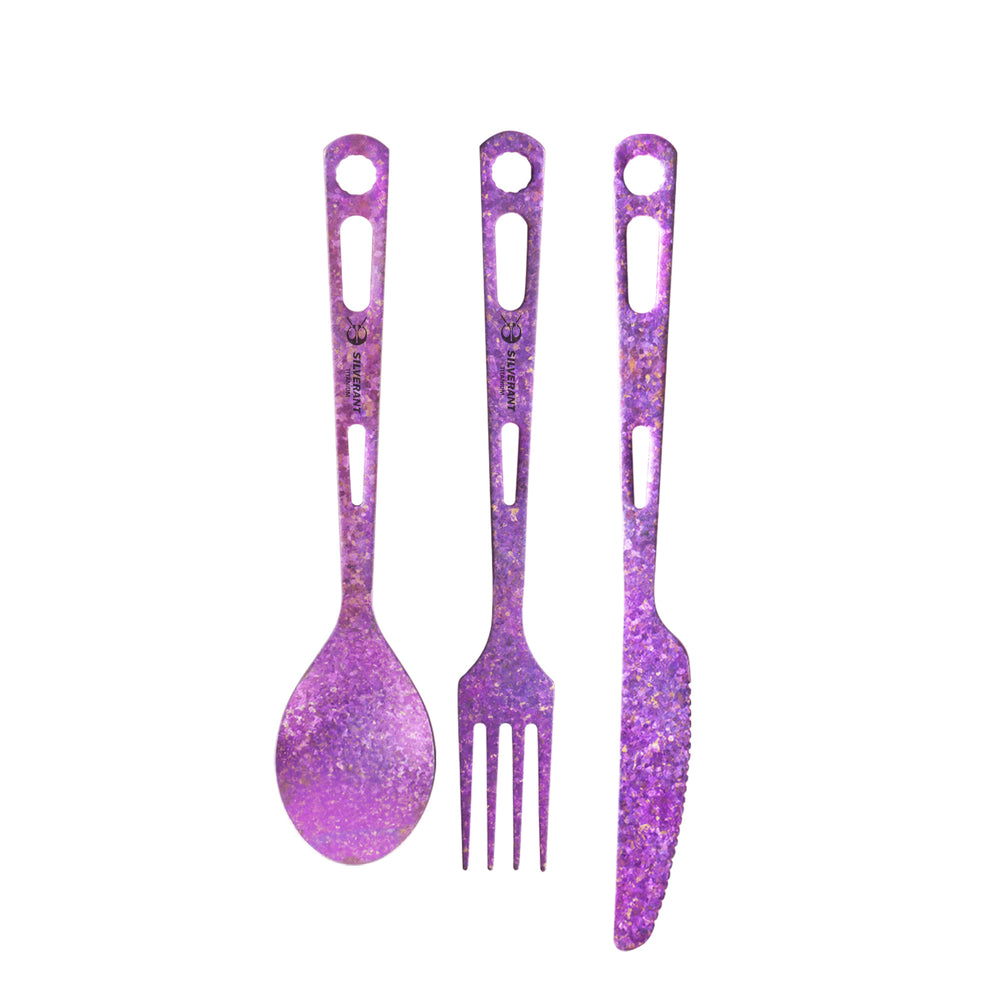 
                  
                    SilverAnt Outdoors Titanium 3-Piece Cutlery Set - Purple
                  
                