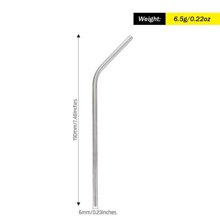 Ultralight Titanium Straw - SilverAnt Outdoors