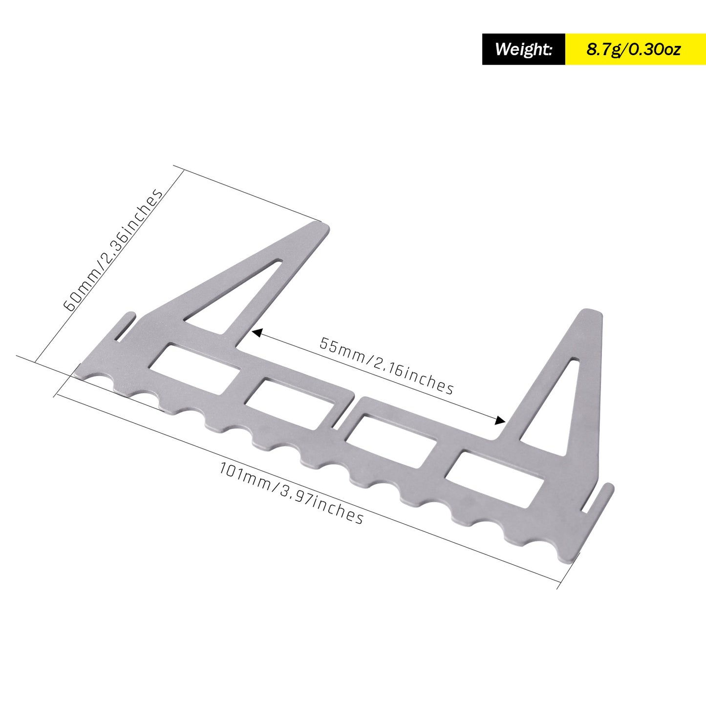 SilverAnt Outdoors Enhanced Ultralight Titanium Cross Stand